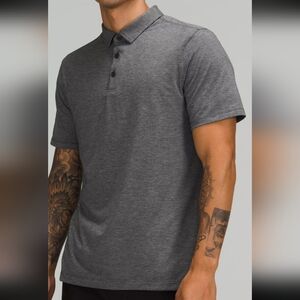 Lululemon Athletica Gray Polo Shirt for Men
